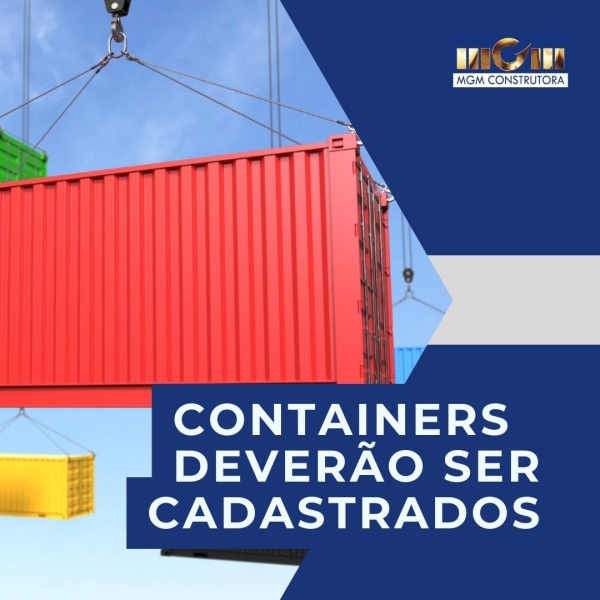Containers para guardar materiais de construção deverão ser cadastrados e serão proibidos no hipercentro de Uberlândia; veja novas regras
